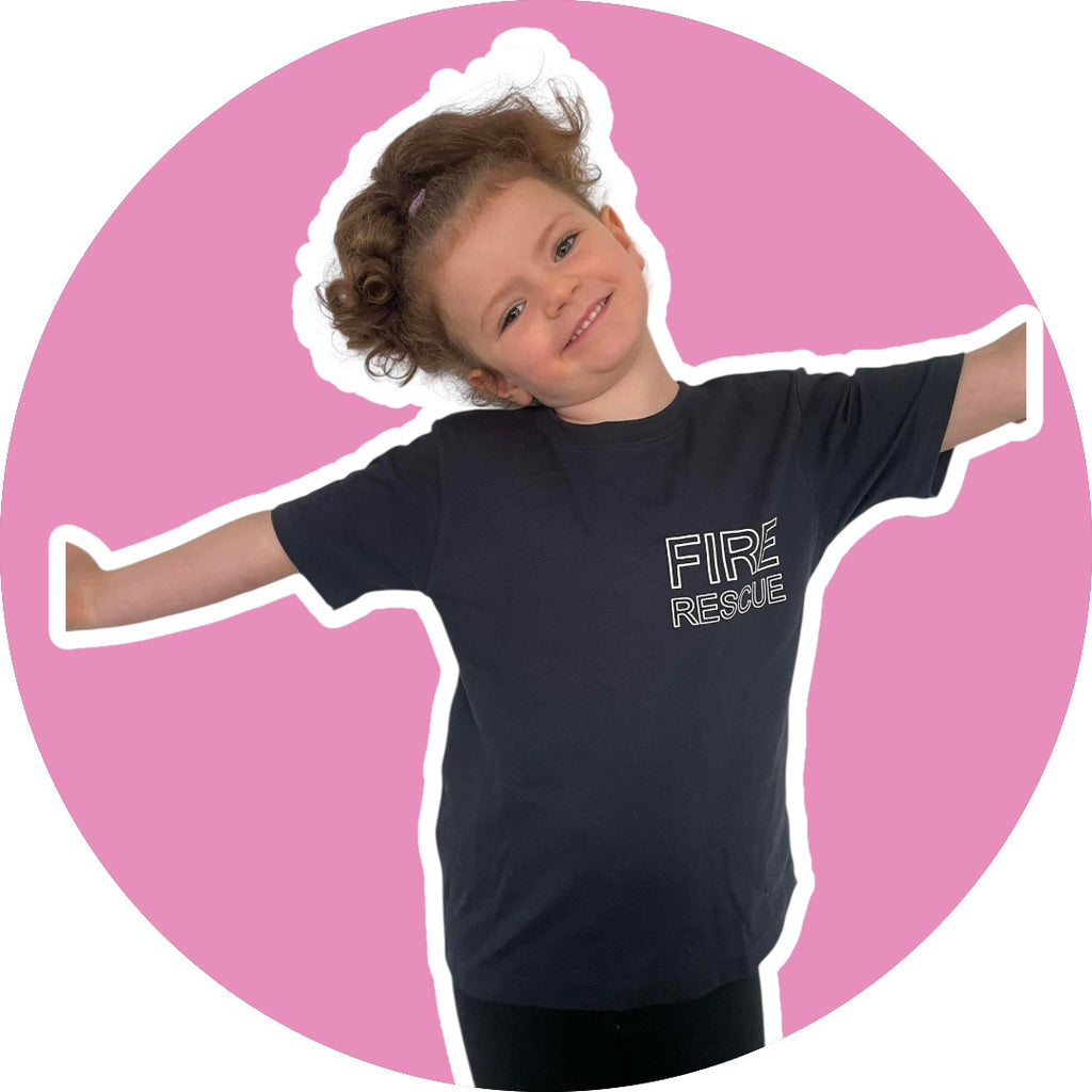 Kids Fire Rescue T shirt