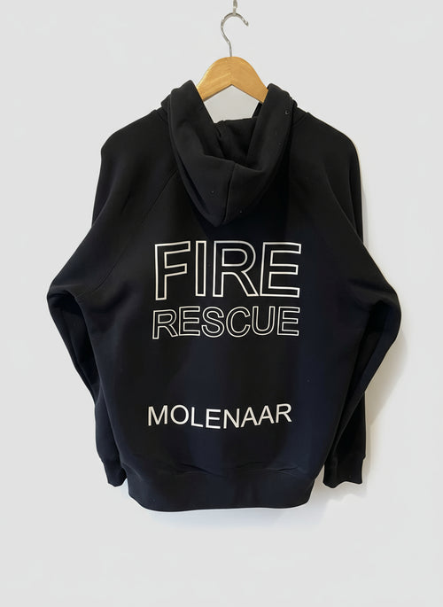 Adults Fire Rescue Hoodie Personalized